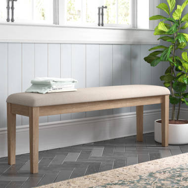 Wood discount dining bench